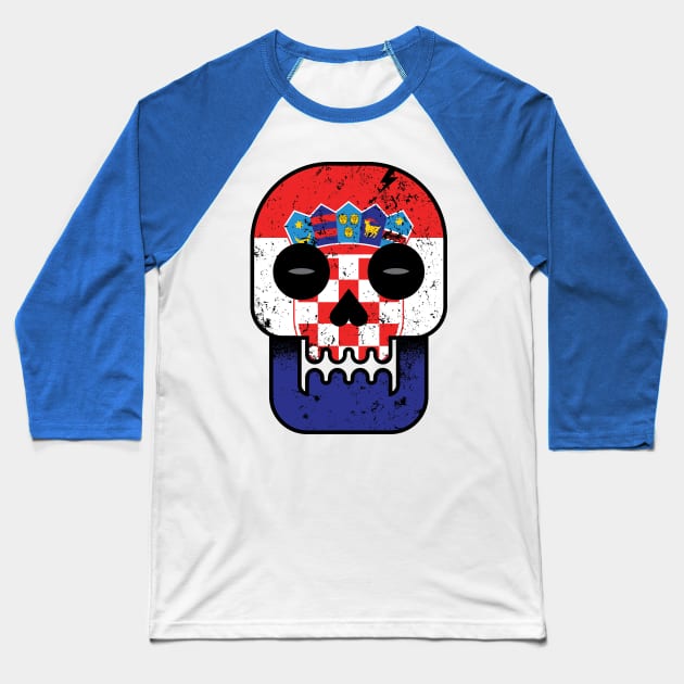 Croatia Till I Die Baseball T-Shirt by quilimo